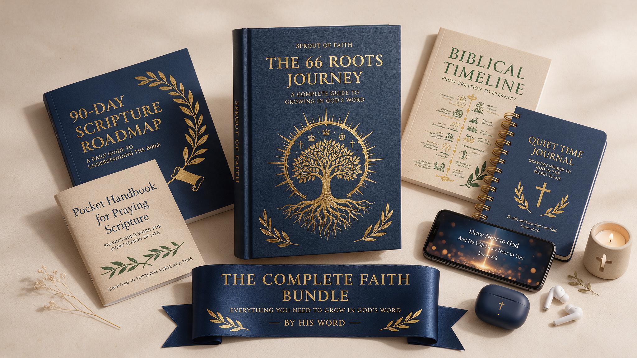 Complete Sprout of Faith digital package with 4 free bonuses
