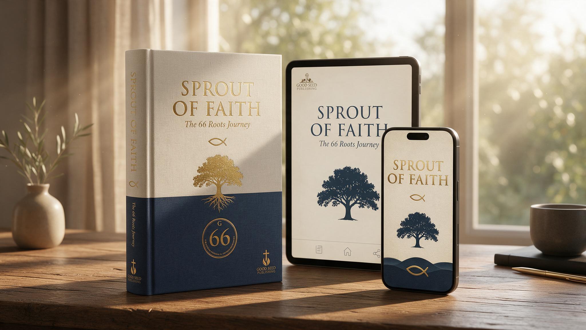 Sprout of Faith 3D Book and Digital Edition Mockup